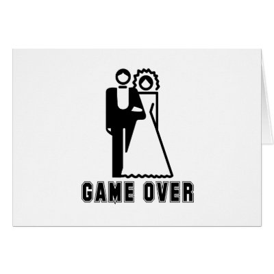 GAME OVER T-shirt Cards by Shirtuosity