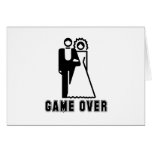 GAME OVER T-shirt cards