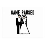 Game Paused Postcard