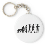 Game ranger warden national park guard key chain