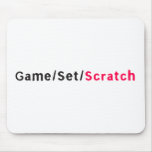Game Set Scratch - Disc Jockey DJ DJing Mouse Mats
