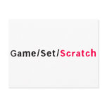 Game Set Scratch - Disc Jockey DJ DJing Post Card