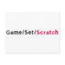 Game Set Scratch - Disc Jockey DJ DJing Post Card