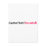 Game Set Scratch - Disc Jockey DJ DJing Postcards