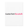Game Set Scratch - Disc Jockey DJ DJing Postcards