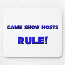 Game Show Hosts Rule! Mouse Mats