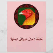 Gamecock Framed Full Colour Flyer