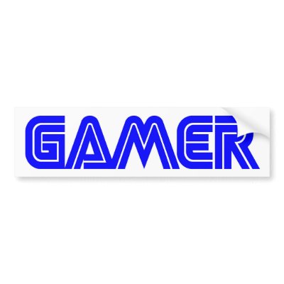 Gamer Bumper Sticker by kinggraphx