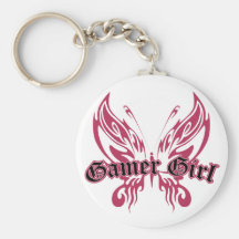 Gamer Butterfly Key Chains