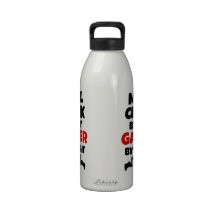 Gamer de commis de courrier bouteilles d'eau
