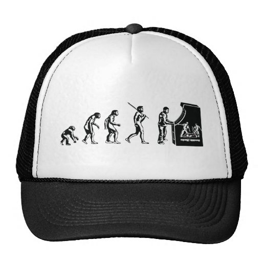 Gamer Evolution - Game Video Games Arcade Geek Trucker Hat