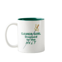Gamer Girl Dressed to the Hilt Mug
