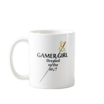 Gamer Girl Dressed to the Hilt Mugs