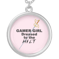 Gamer Girl Dressed to the Hilt