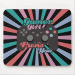 Gamer Girl Pwns You Mouse Pad