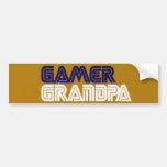 Gamer Grandpa Bumper Stickers