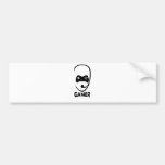 Gamer hero gear bumper sticker