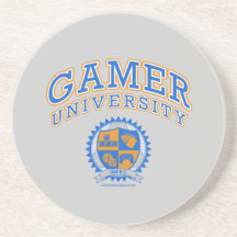 Gamer University Drink Coasters