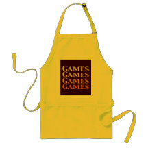 Games Games Games Games Gifts Apron
