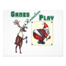 Games Reindeer Play Custom Announcement