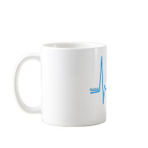 Gaming Heart Beat - gamer video games geek pad Coffee Mug