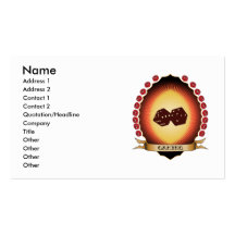Gaming Mandorla Business Card Template