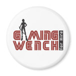 Gaming Wench For Hire Fridge Magnet