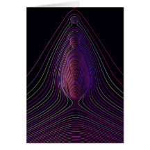 Gamma in black greeting cards
