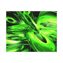 Gamma Radiation Abstract Canvas Print