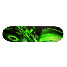 Gamma Radiation Abstract Skateboard V3