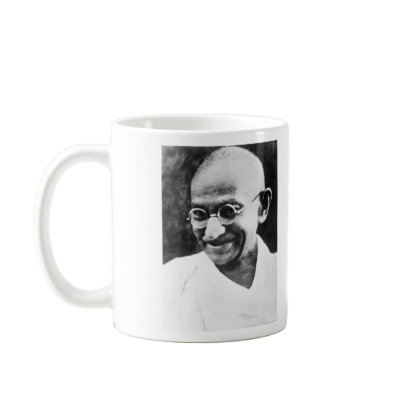 Gandhi, I like your Christ, I do not like yourC... Mug by Gay_Art