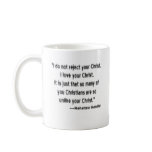 Gandhi on Christians Coffee Mug