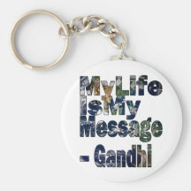 Gandhi Qoute Key Chain