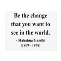 Gandhi Quote 1a Post Cards