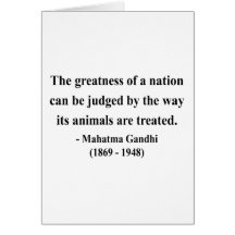 Gandhi Quote 2a Greeting Card