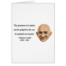 Gandhi Quote 2b Greeting Cards