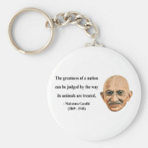 Gandhi Quote 2b Key Chain