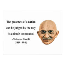 Gandhi Quote 2b Post Card