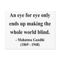 Gandhi Quote 3a Post Card