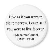Gandhi Quote 4a Refrigerator Magnet