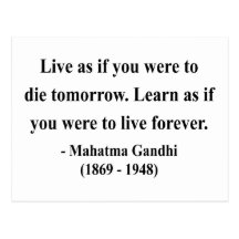 Gandhi Quote 4a Postcards