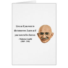 Gandhi Quote 4b Card