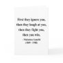 Gandhi Quote 5a Greeting Card