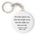 Gandhi Quote 5a Keychain