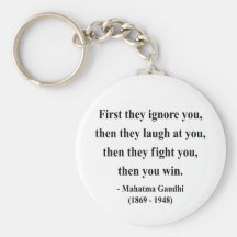 Gandhi Quote 5a Keychain