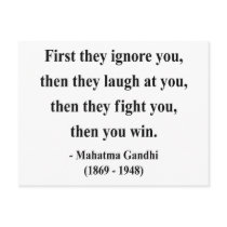 Gandhi Quote 5a Postcard