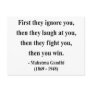 Gandhi Quote 5a Postcard