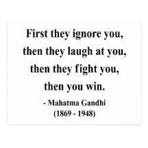 Gandhi Quote 5a Postcard