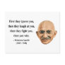 Gandhi Quote 5b Postcards