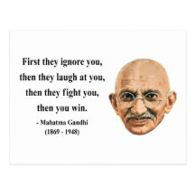 Gandhi Quote 5b Postcards